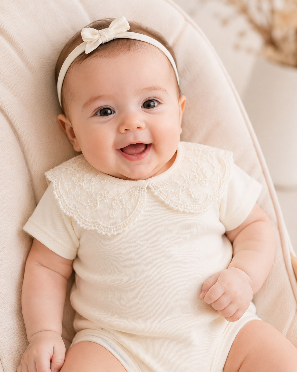 Set 3x Mamelucos par niña, de 0 a 3 Meses