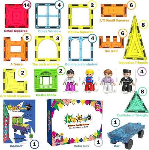 🧸 Azulejos magnéticos 100 pcs 🧸