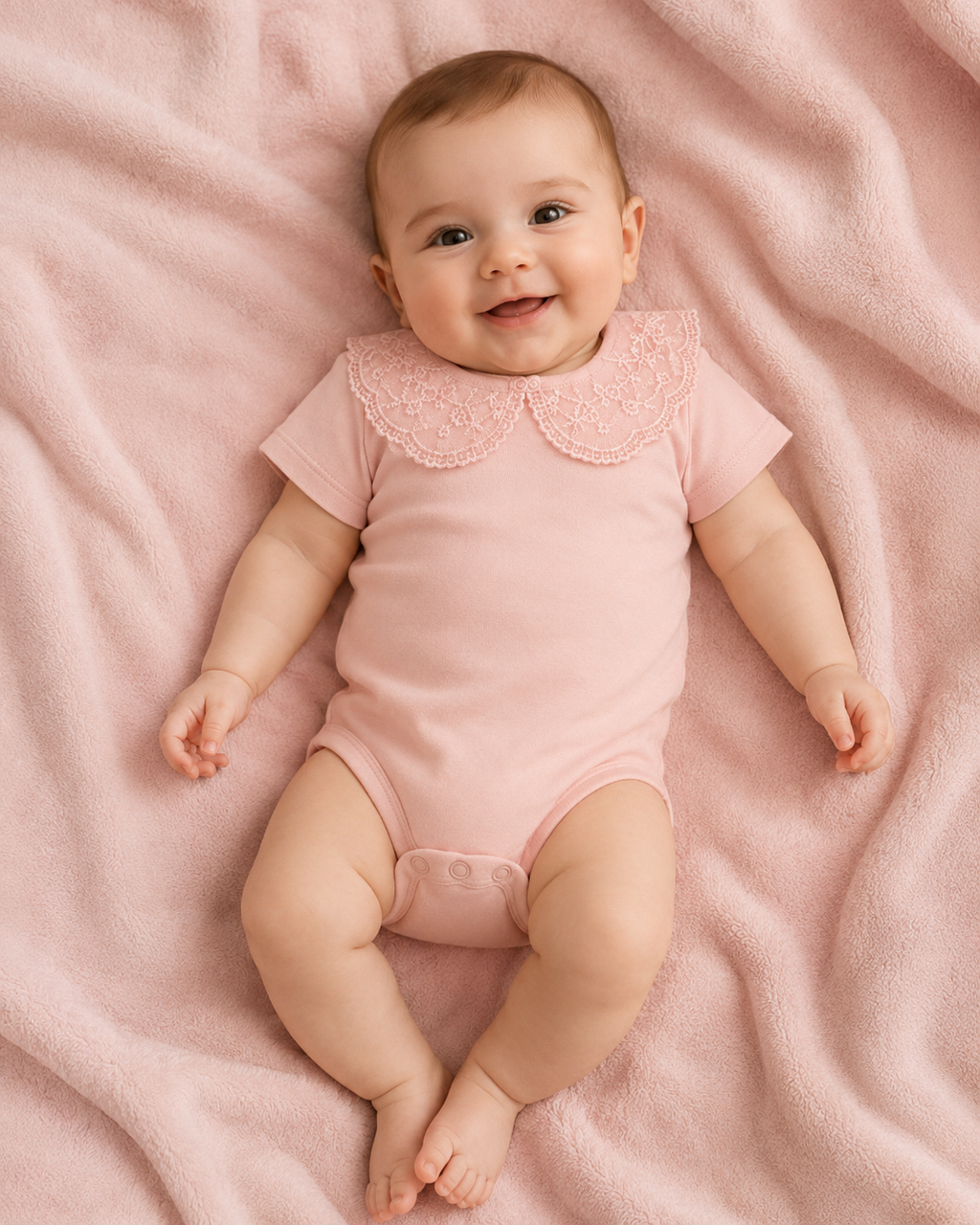 Set 3x Mamelucos par niña, de 0 a 3 Meses