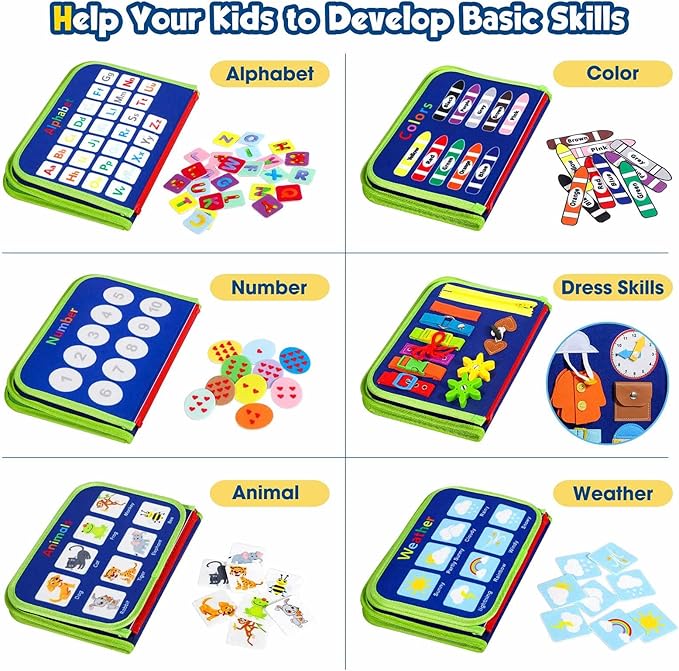 Tablero de actividades Montessori