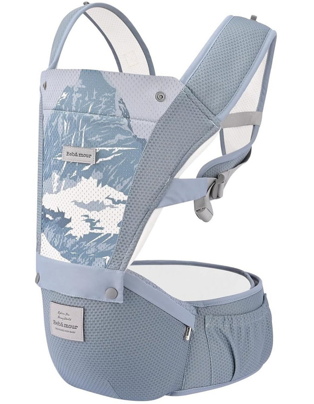 BEBAMOUR Cargadores de bebé (portabebés / mochilas ergonómicas)