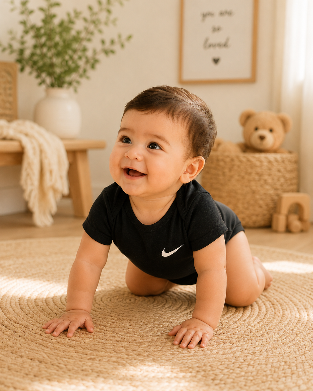 Set 3x Mameluco Nike, de 6 a 9 Meses