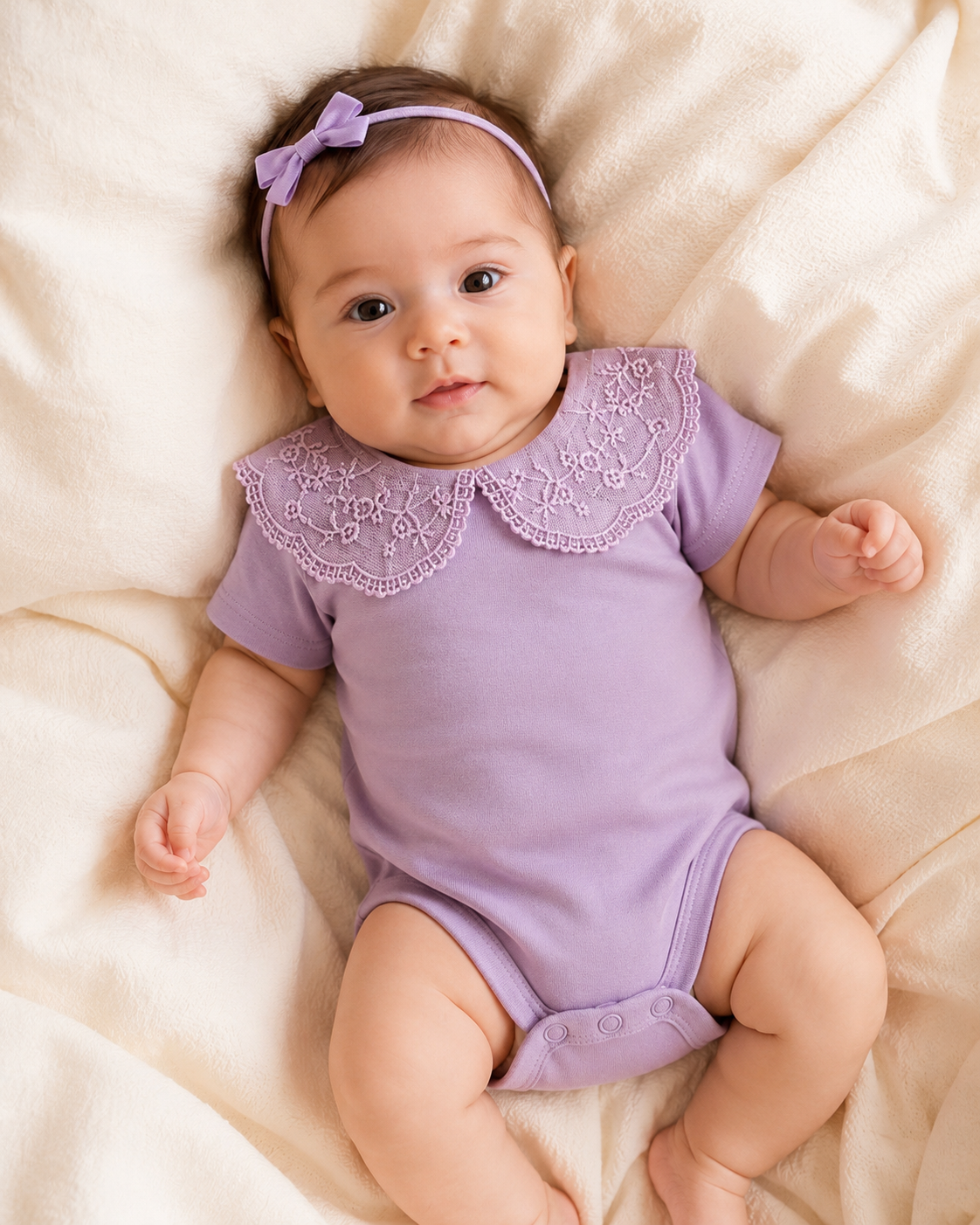 Set 3x Mamelucos par niña, de 0 a 3 Meses