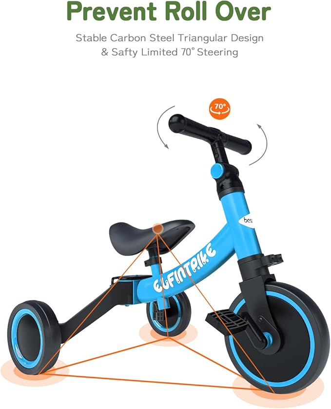 BESREY Triciclo 5 en 1