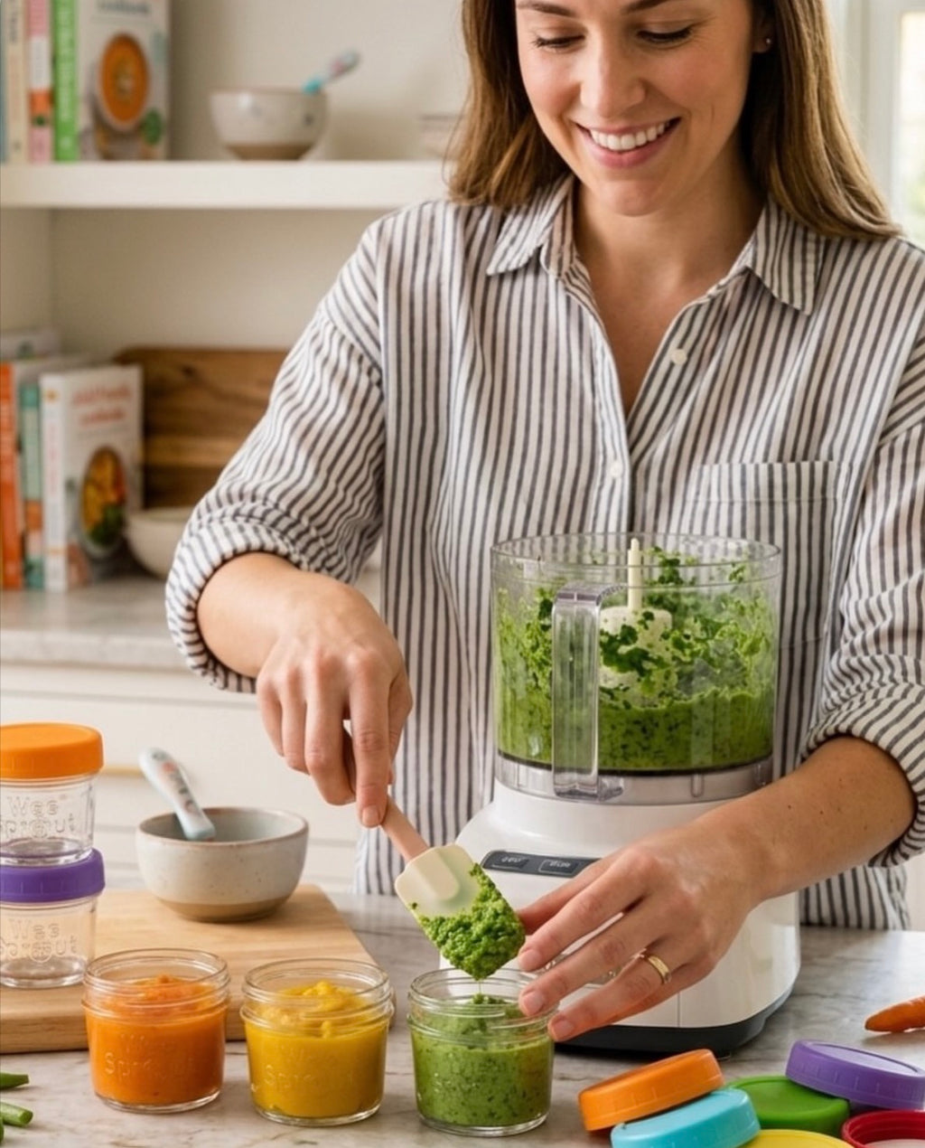 Recipientes de plástico para almacenamiento de alimento, 12 pack