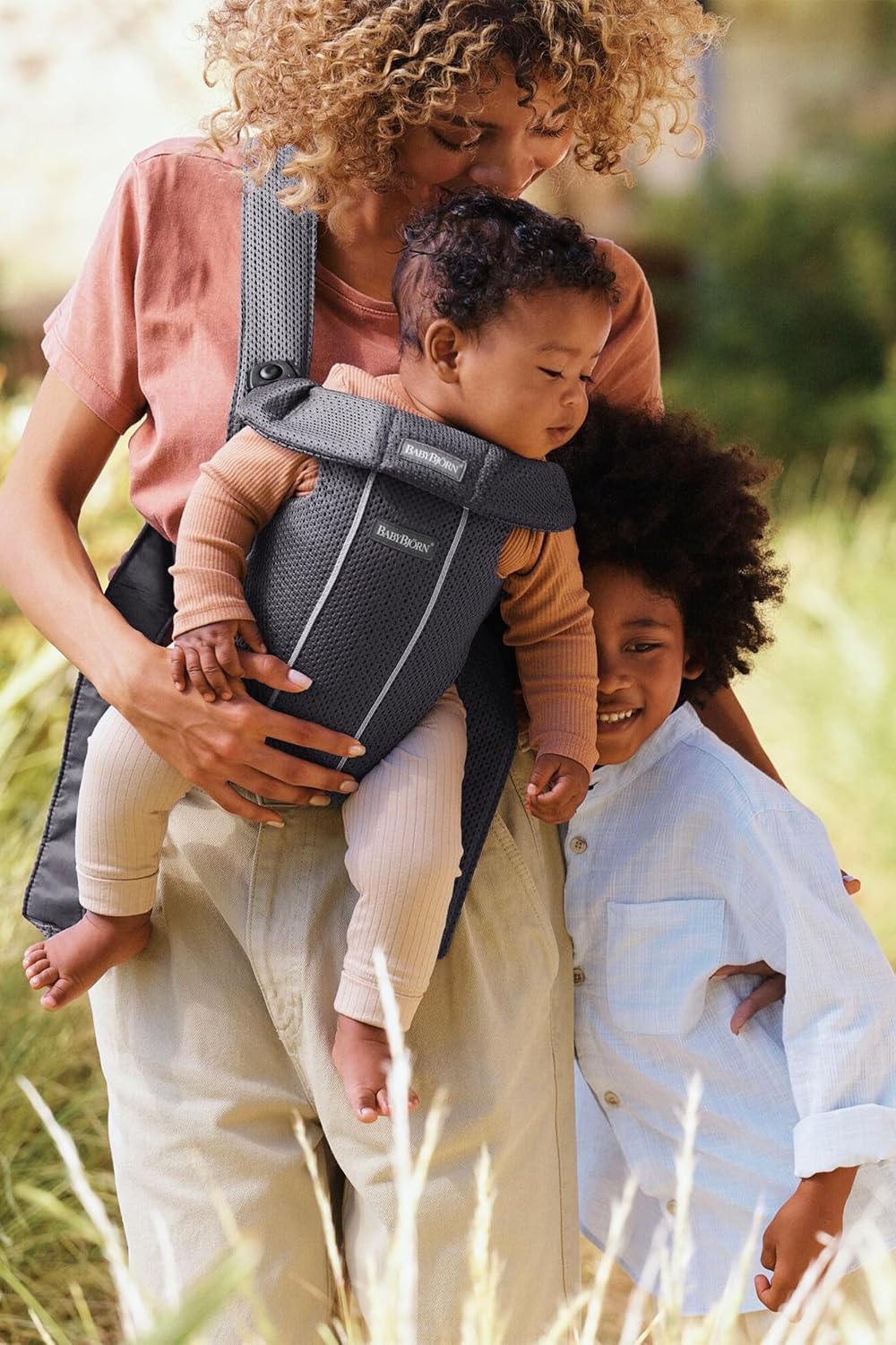 BabyBjörn  Carrier Mini, Malla 3D Cargadores de bebé (portabebés / mochilas ergonómicas)