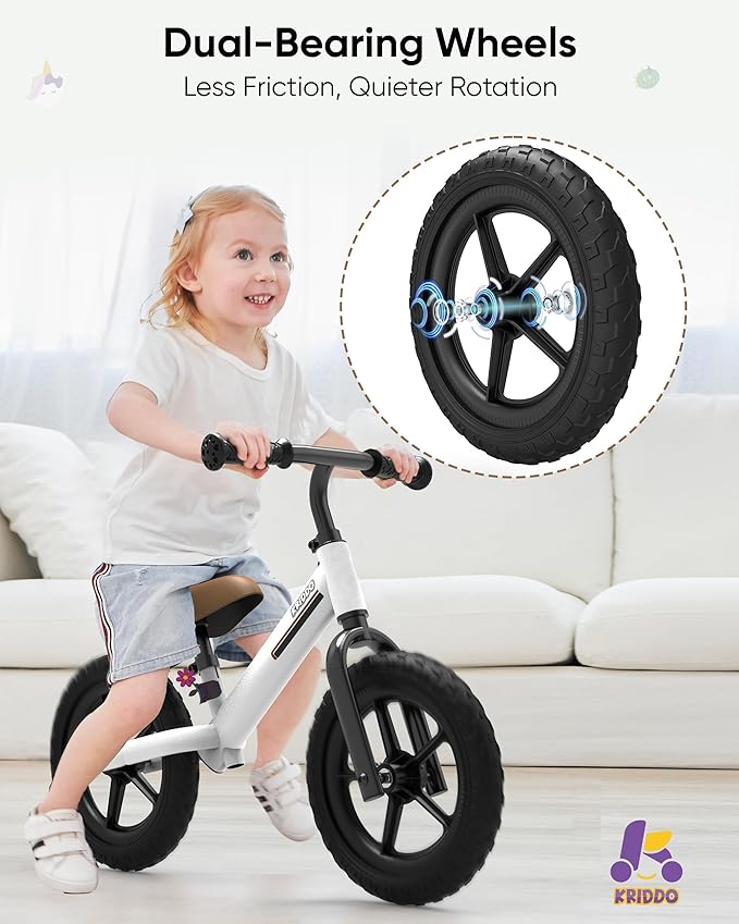 KRIDDO Toddler Balance Bike