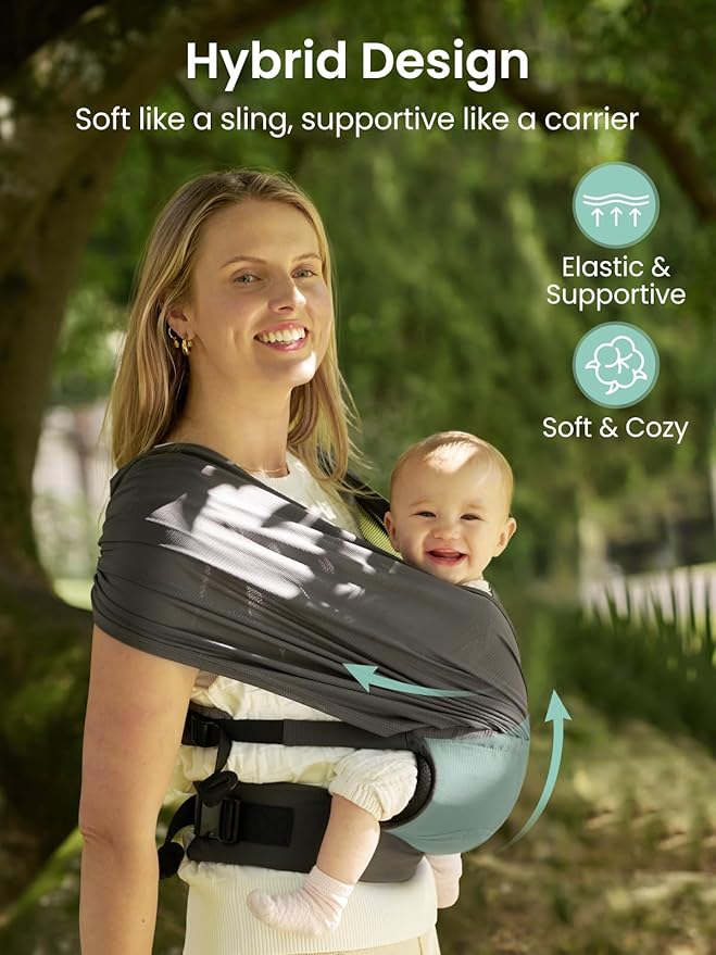 GROWNSY Comfy-Air - Portabebés transpirable