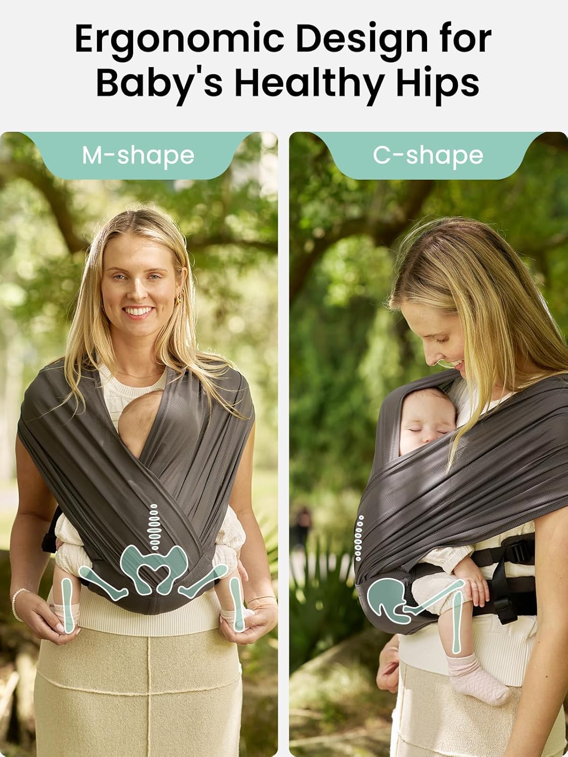 GROWNSY Comfy-Air - Portabebés transpirable