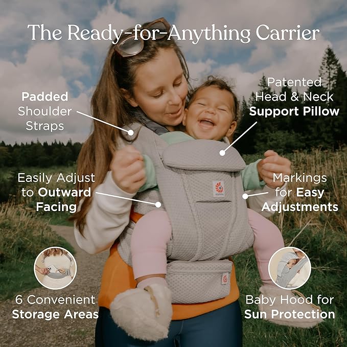 Ergobaby Omni Deluxe de Malla Cargadores de bebé (portabebés / mochilas ergonómicas)