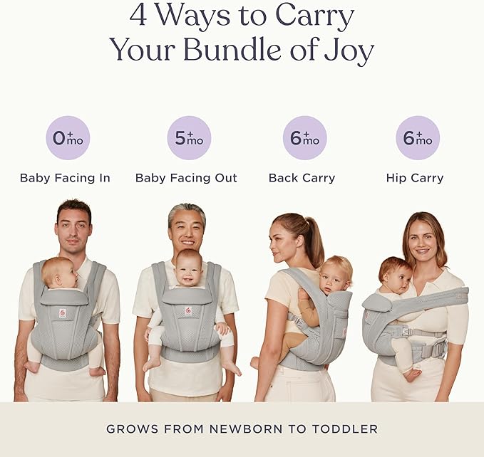 Ergobaby Omni Deluxe de Malla Cargadores de bebé (portabebés / mochilas ergonómicas)