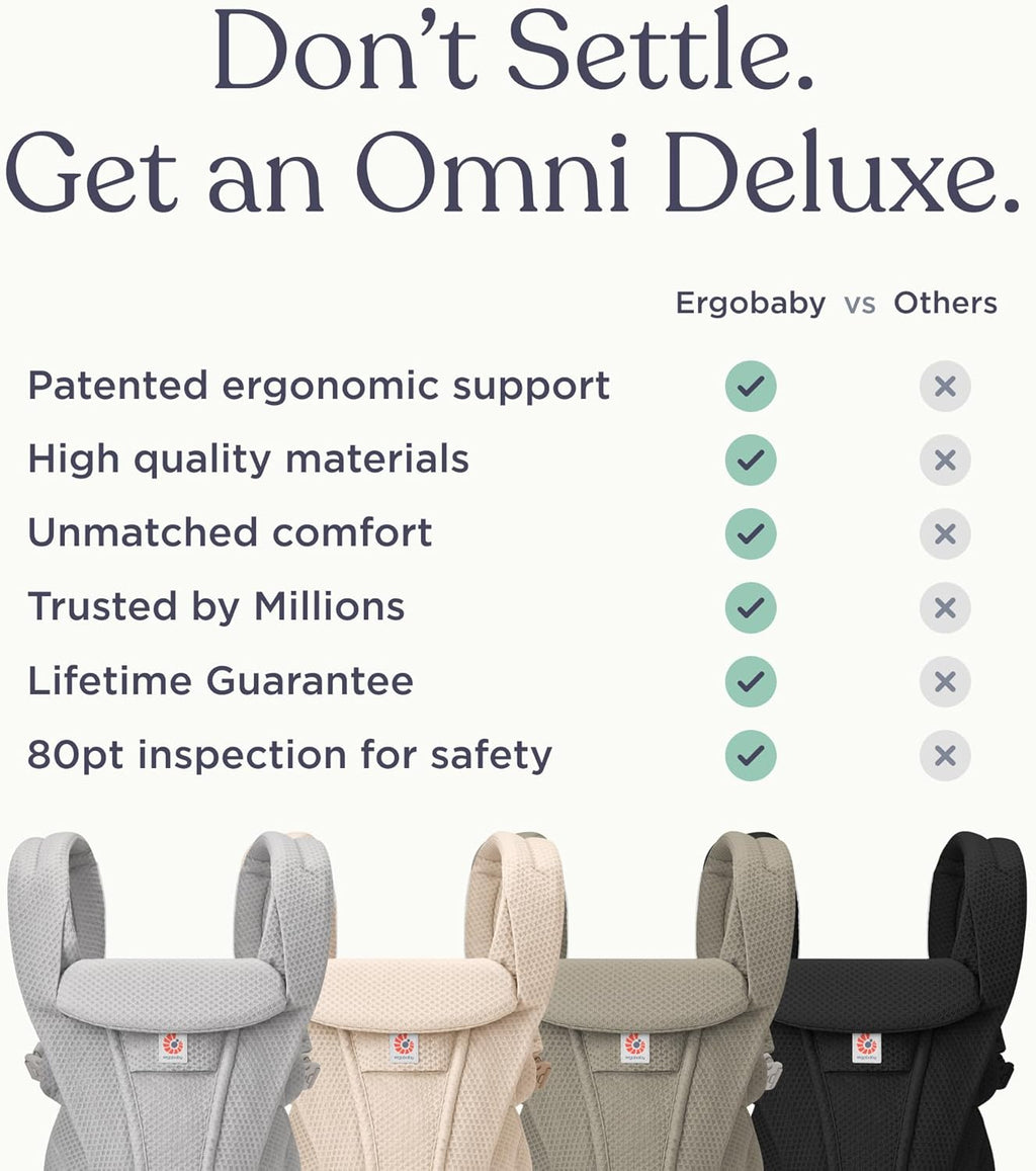 Ergobaby Omni Deluxe de Malla Cargadores de bebé (portabebés / mochilas ergonómicas)