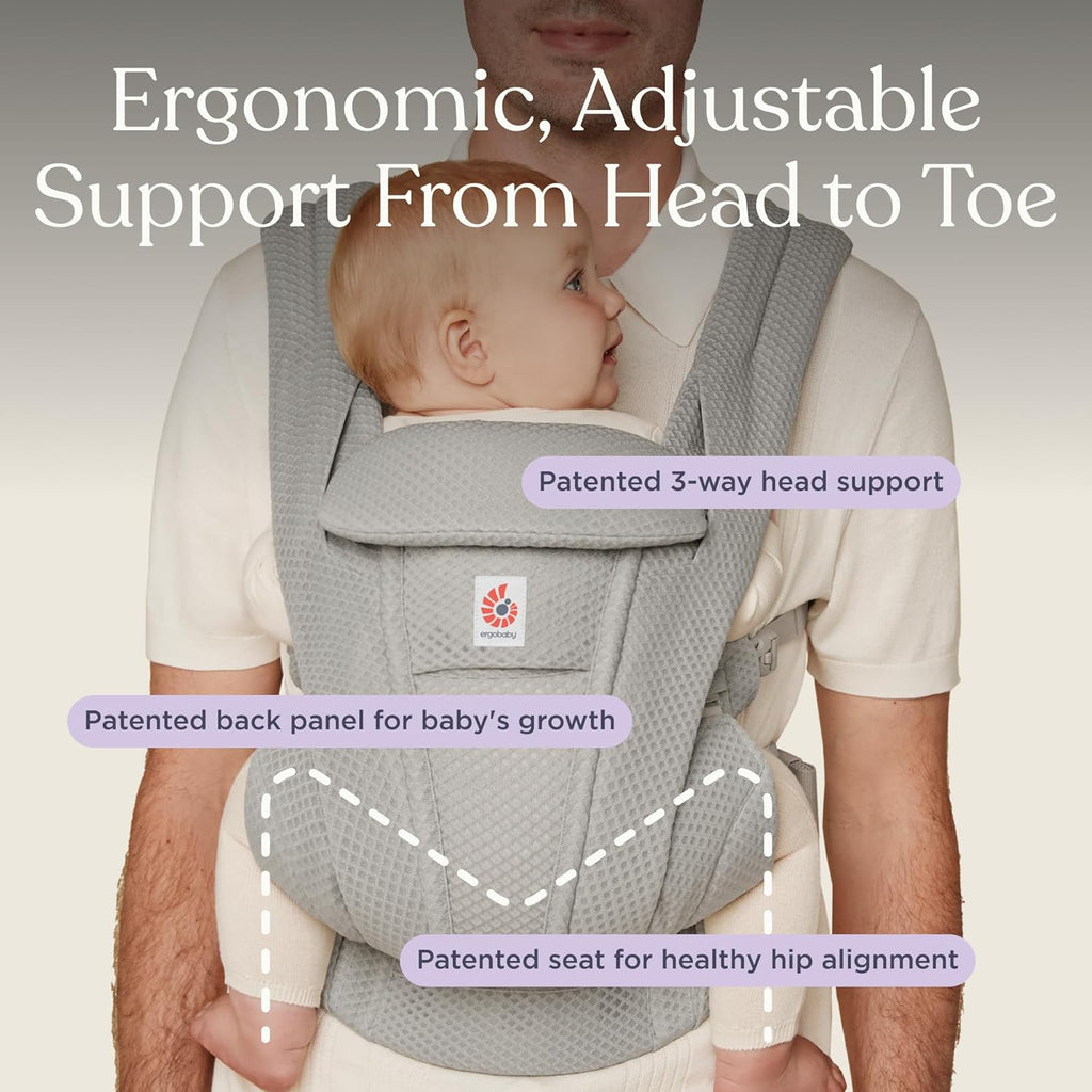 Ergobaby Omni Deluxe de Malla Cargadores de bebé (portabebés / mochilas ergonómicas)