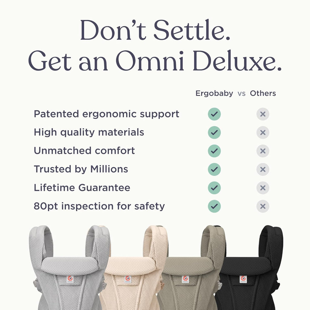 Ergobaby Omni Deluxe - Cargadores de bebé (portabebés / mochilas ergonómicas)