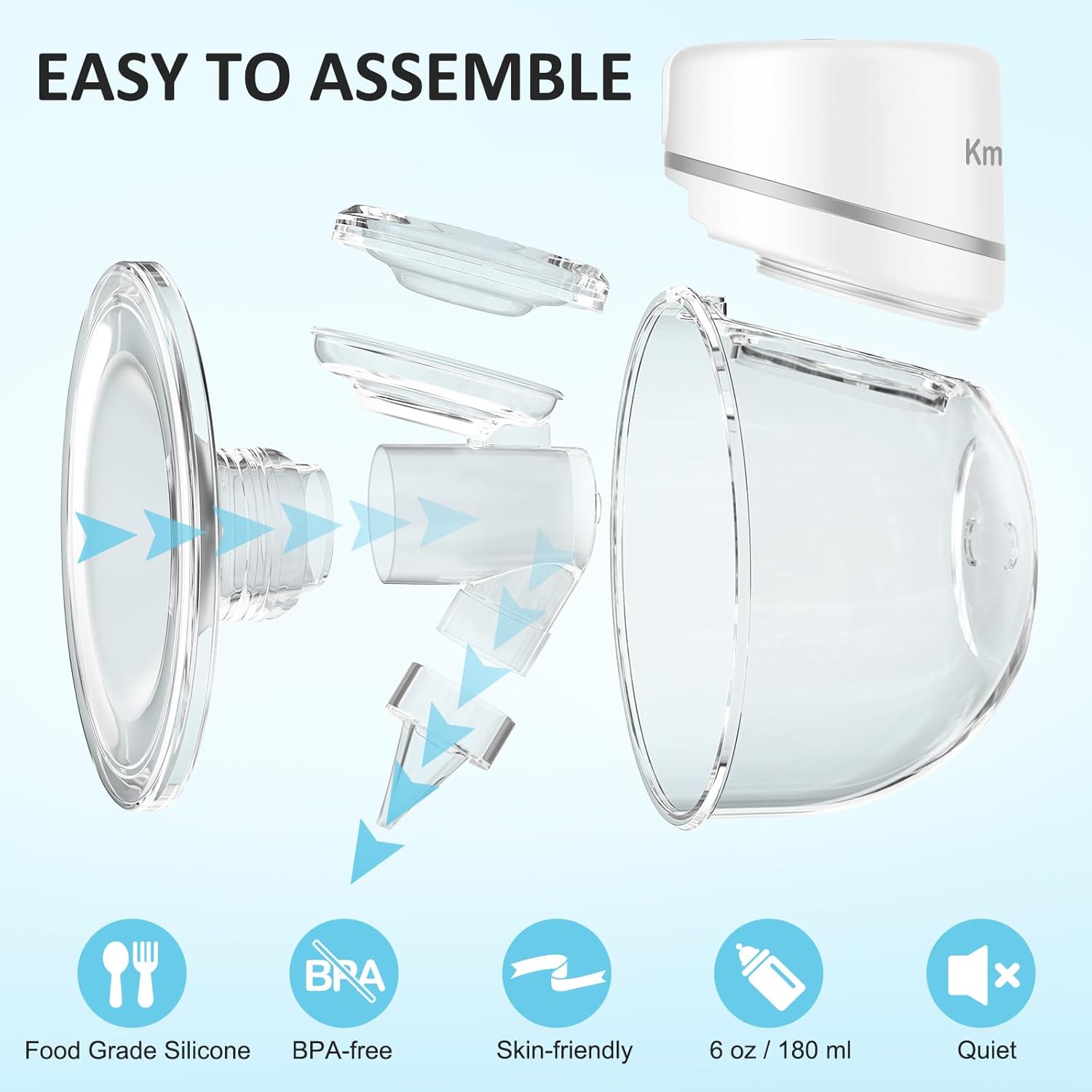 kmaier - Extractor de leche doble
