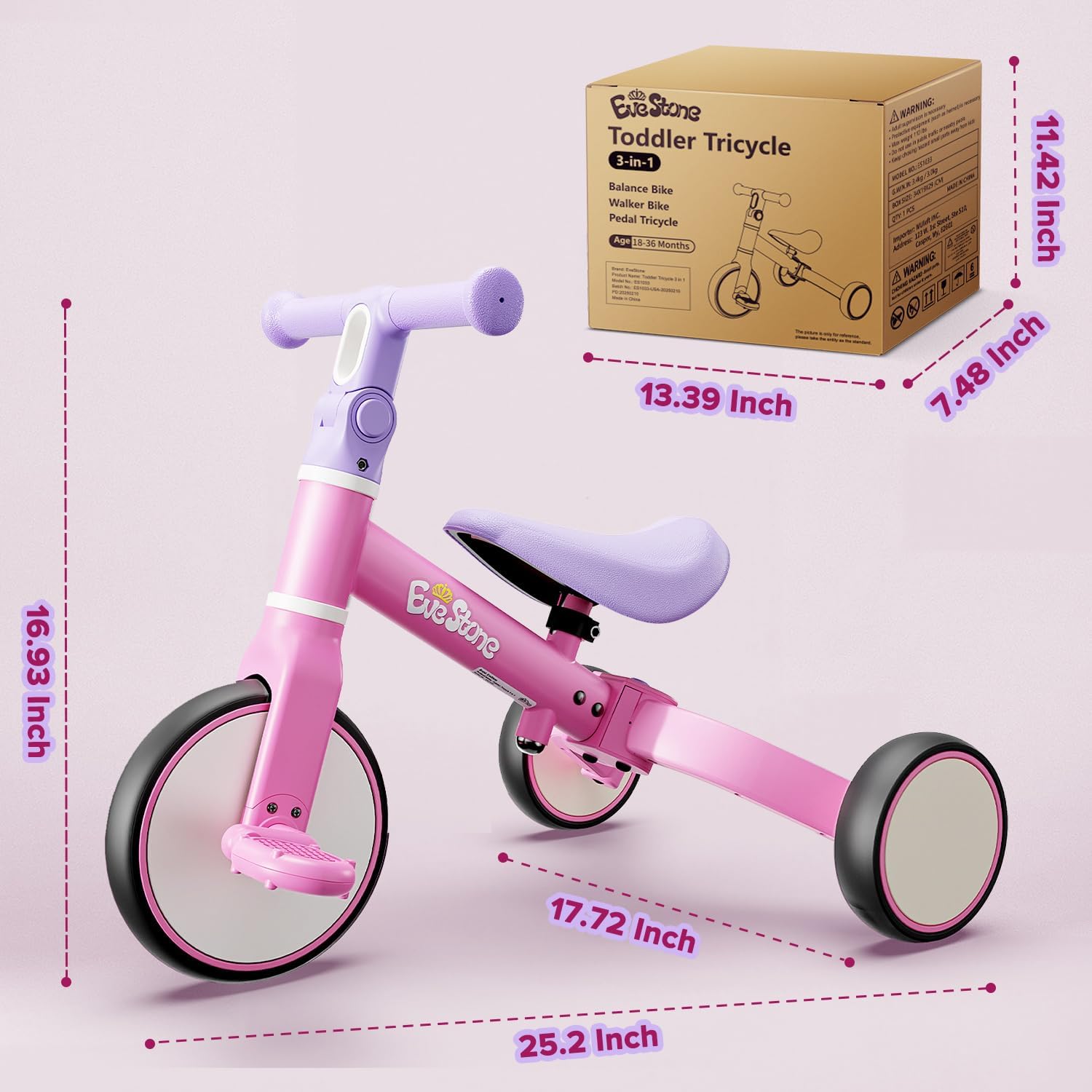 Triciclo 3 en 1