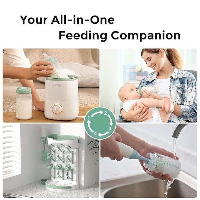 Momcozy Botellas de almacenamiento de leche materna 4 pack