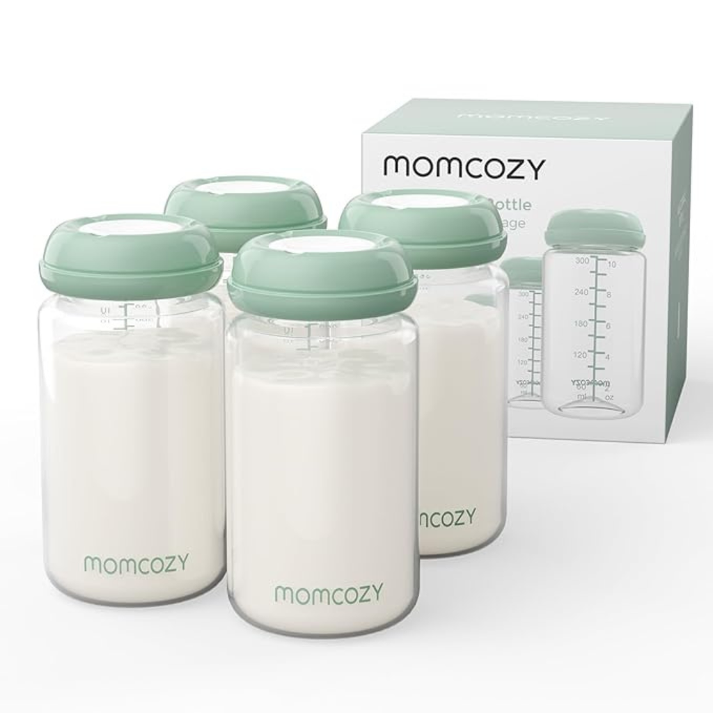 Momcozy Botellas de almacenamiento de leche materna 4 pack