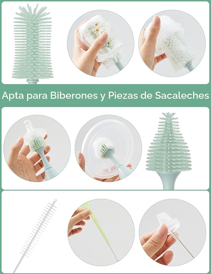 Momcozy Kit de Cepillos para Biberones