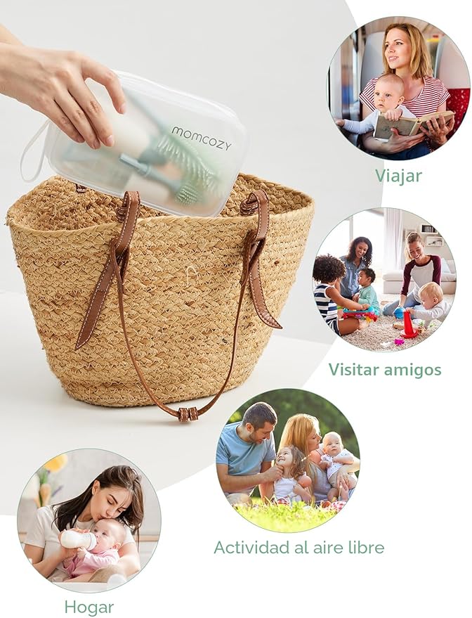 Momcozy Kit de Cepillos para Biberones