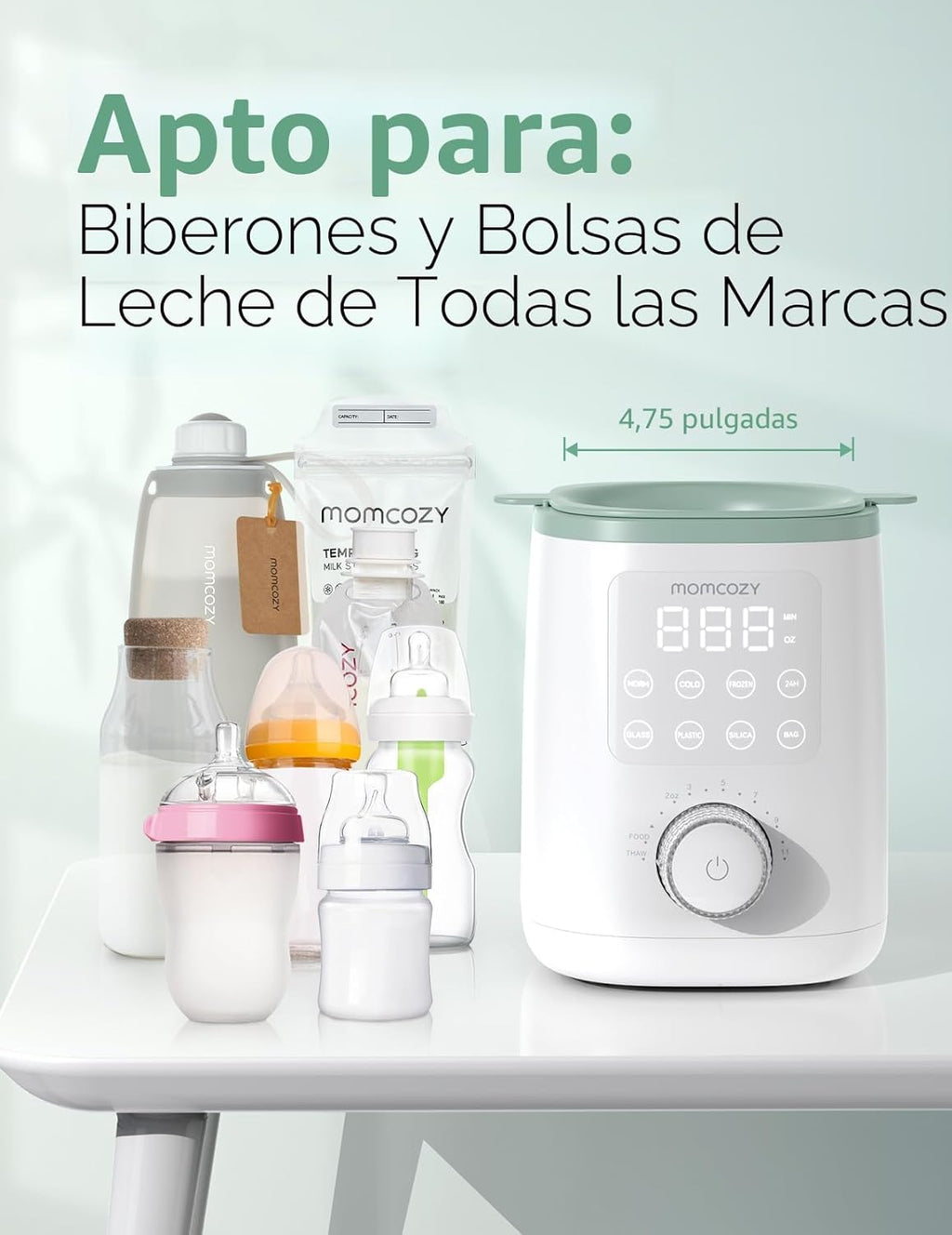 Momcozy Calentador de biberones