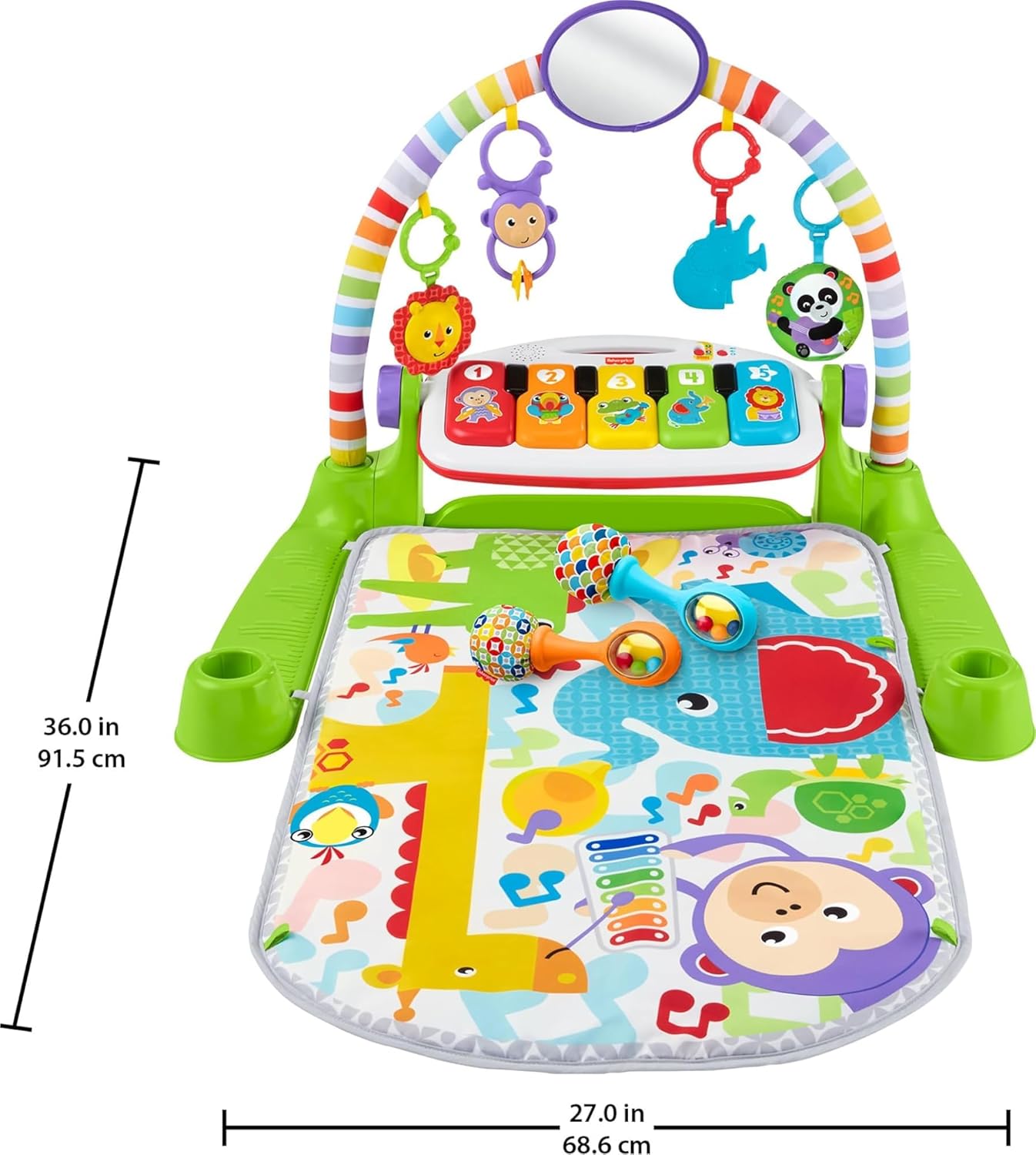 Fisher-Price Baby Playmat Deluxe Kick & Play