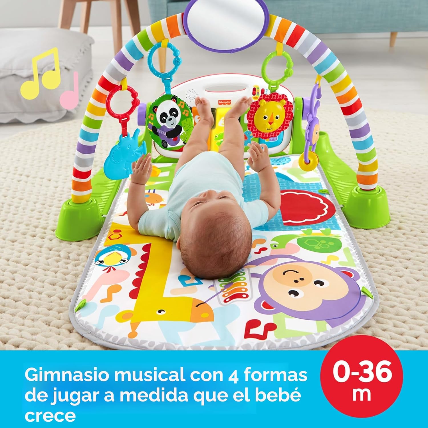 Fisher-Price Baby Playmat Deluxe Kick & Play
