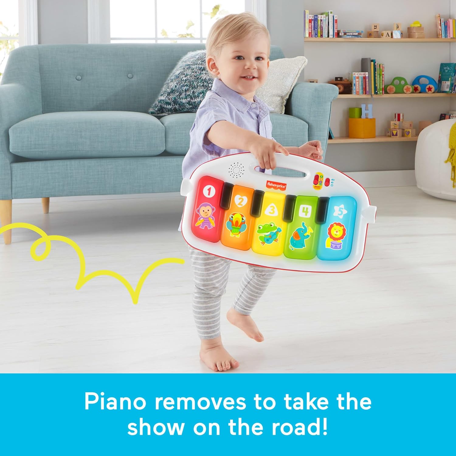 Fisher-Price Baby Playmat Deluxe Kick & Play