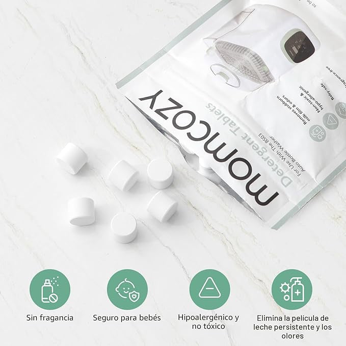 Momcozy 30 tabletas para lavador de biberones