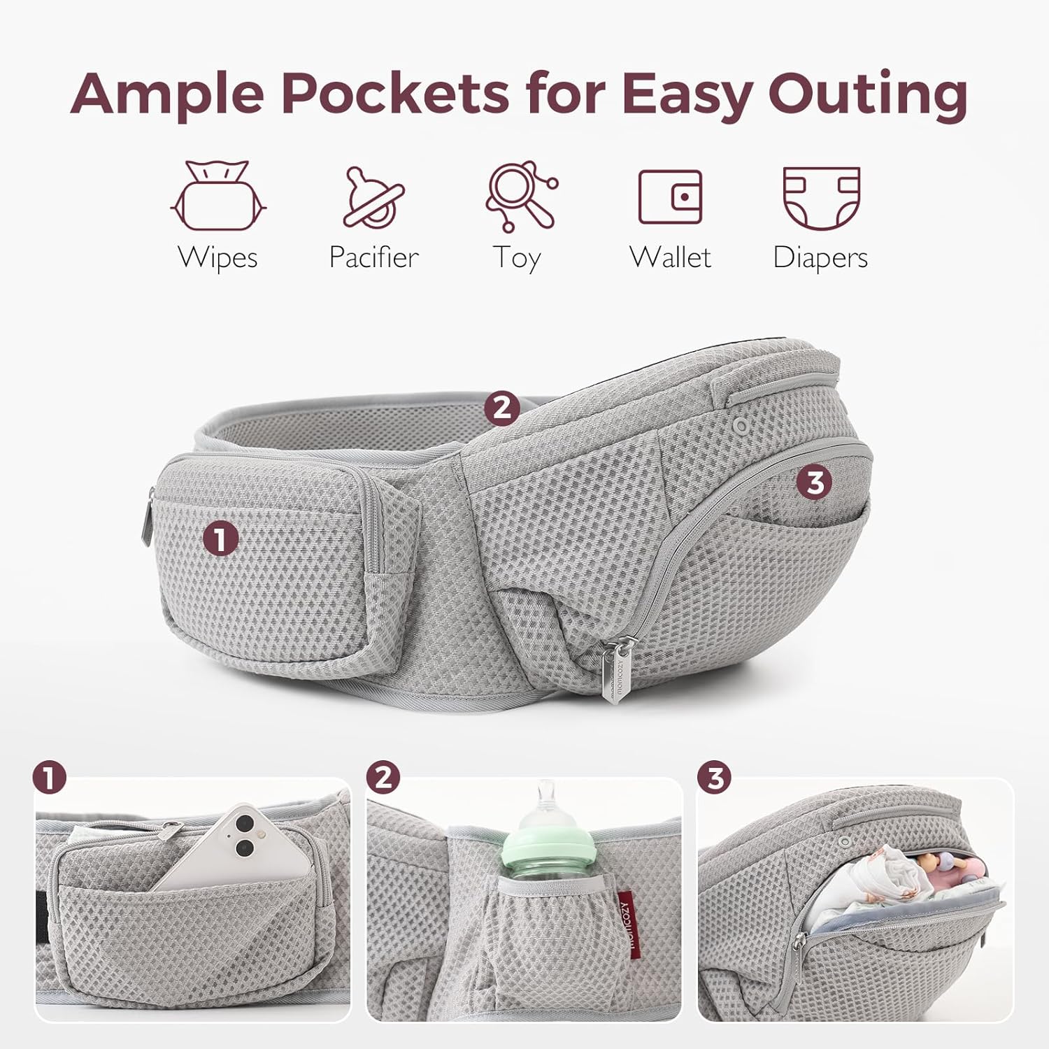 Momcozy cargador 2 en 1