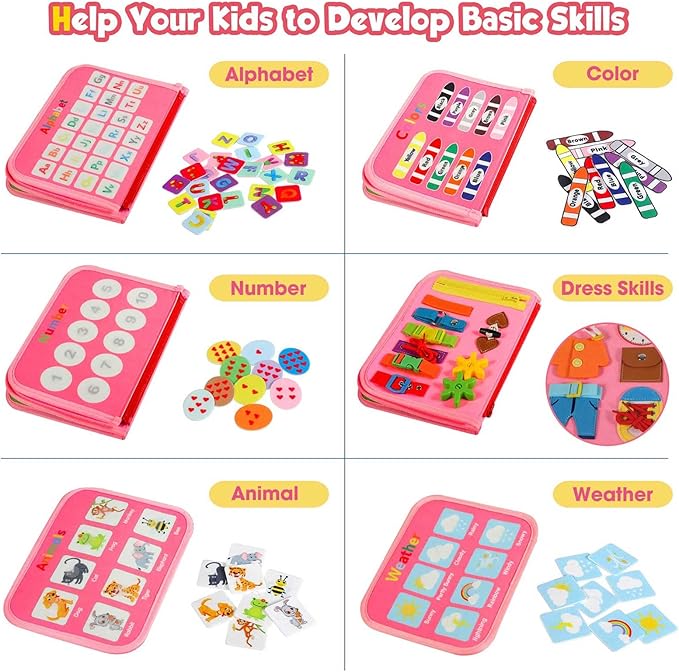 Tablero de actividades Montessori