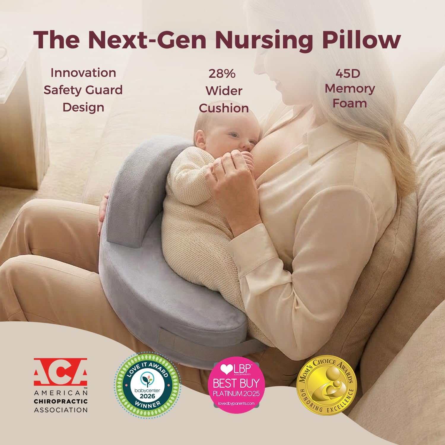 Momcozy almohada de lactancia