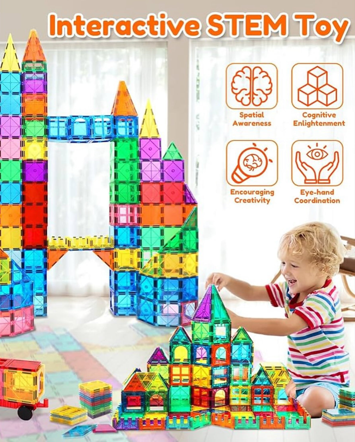 Bloques magnéticos 104 pcs