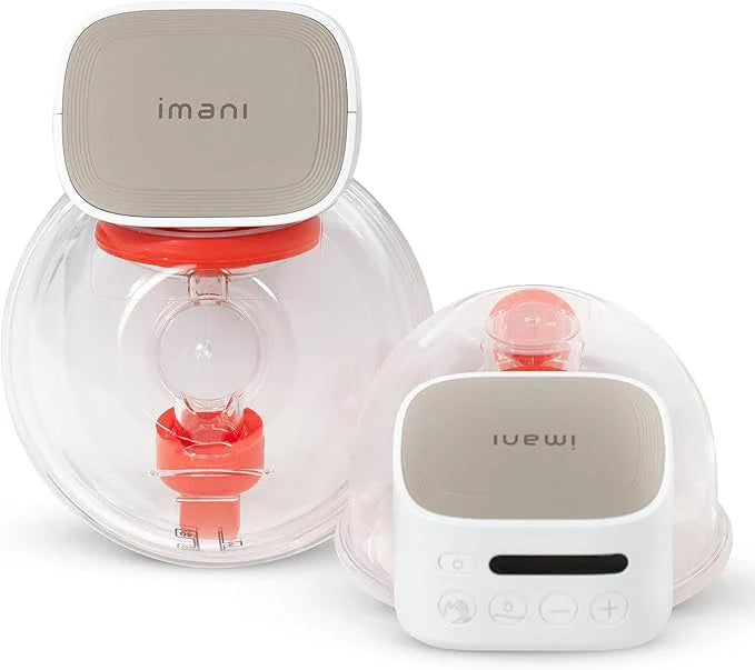 imani i2 Plus Extractor de leche portatil doble + base de carga doble