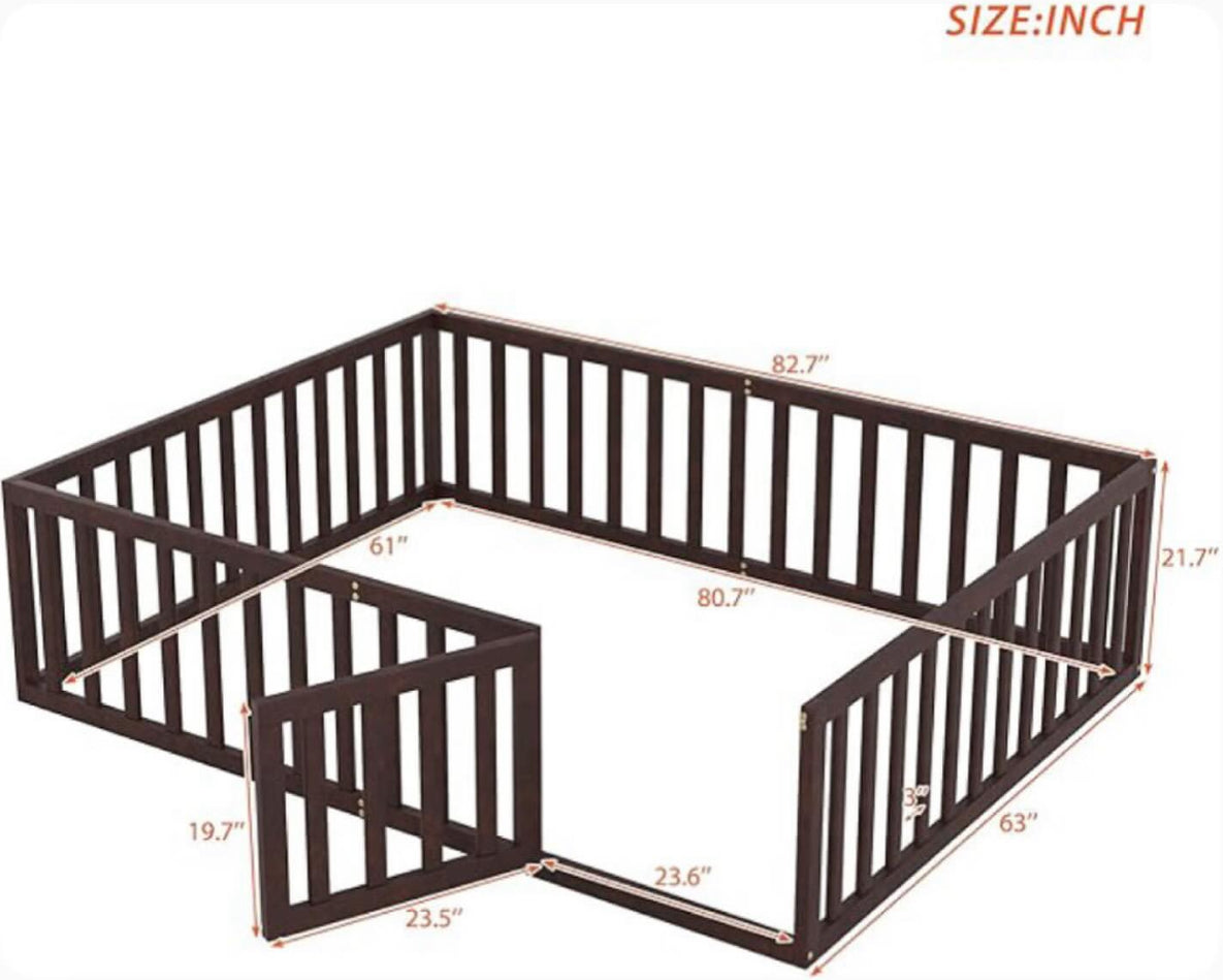 Montessori Floor Bed, Queen