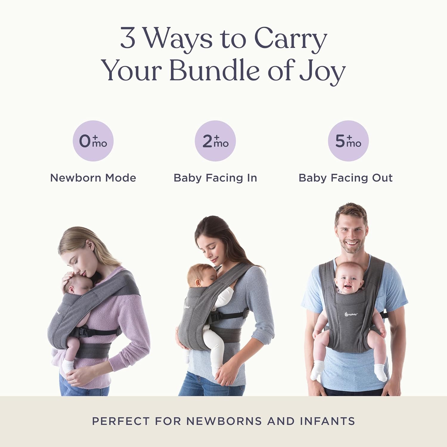 Ergobaby Embrace Cargadores de bebé (portabebés / mochilas de bebé )