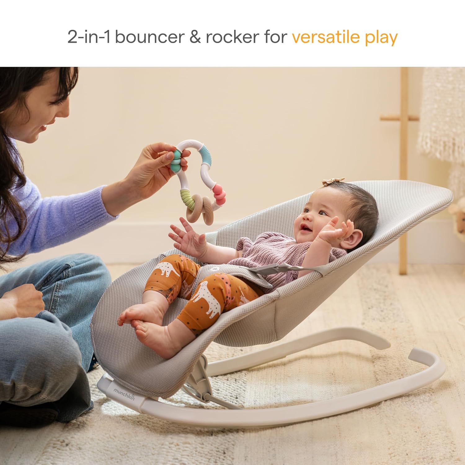 Munchkin 2 in 1 Bouncer & Rocker