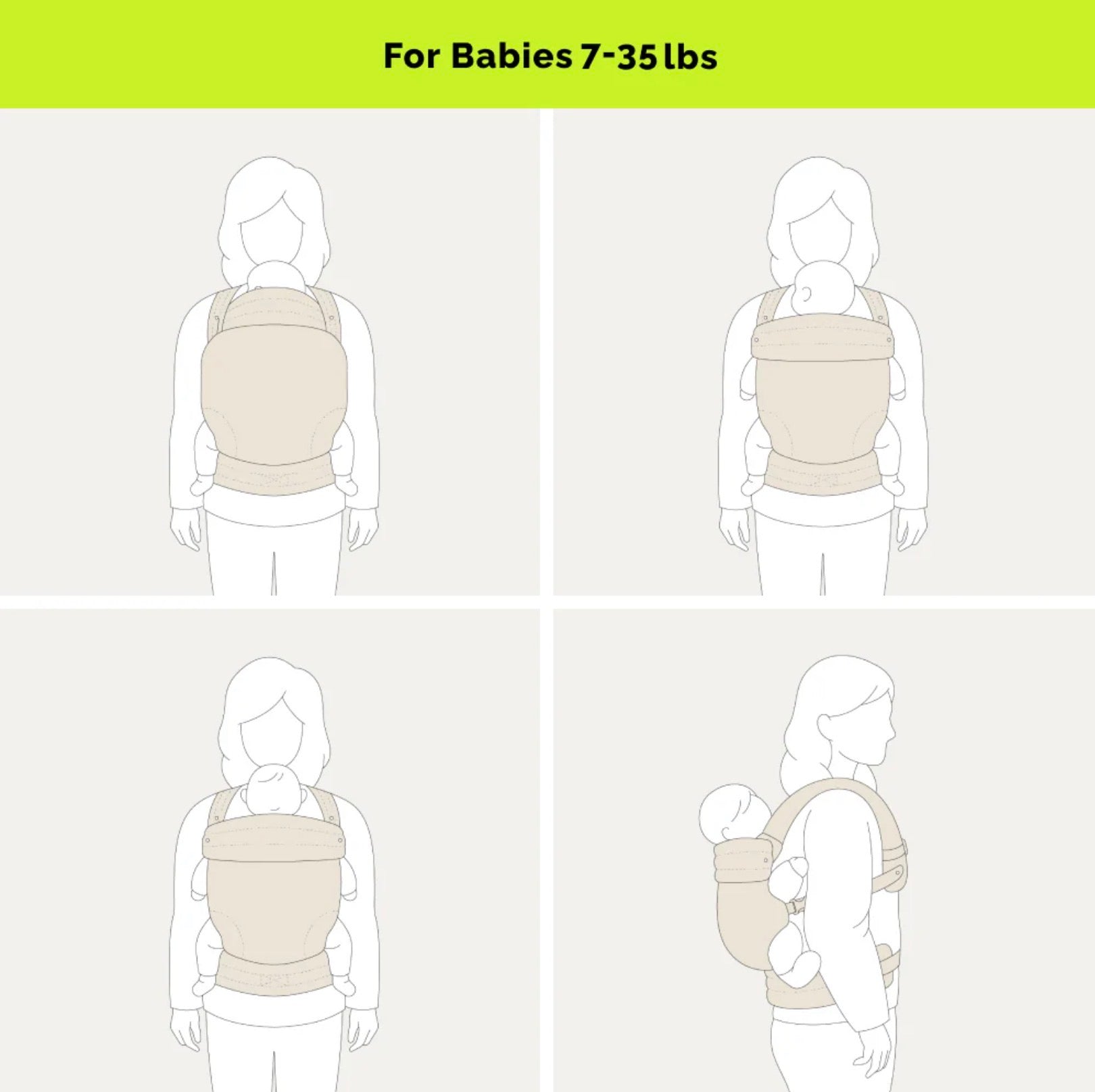 NEST BLANCHE Cargador - Cargadores de bebé (portabebés / mochilas ergonómicas)
