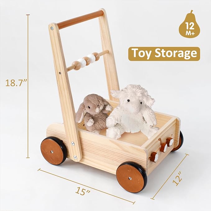 Andador Montessori de Madera para Bebé