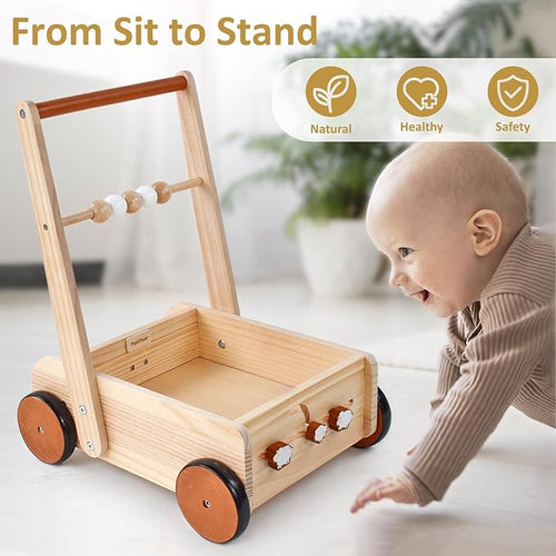 Andador Montessori de Madera para Bebé