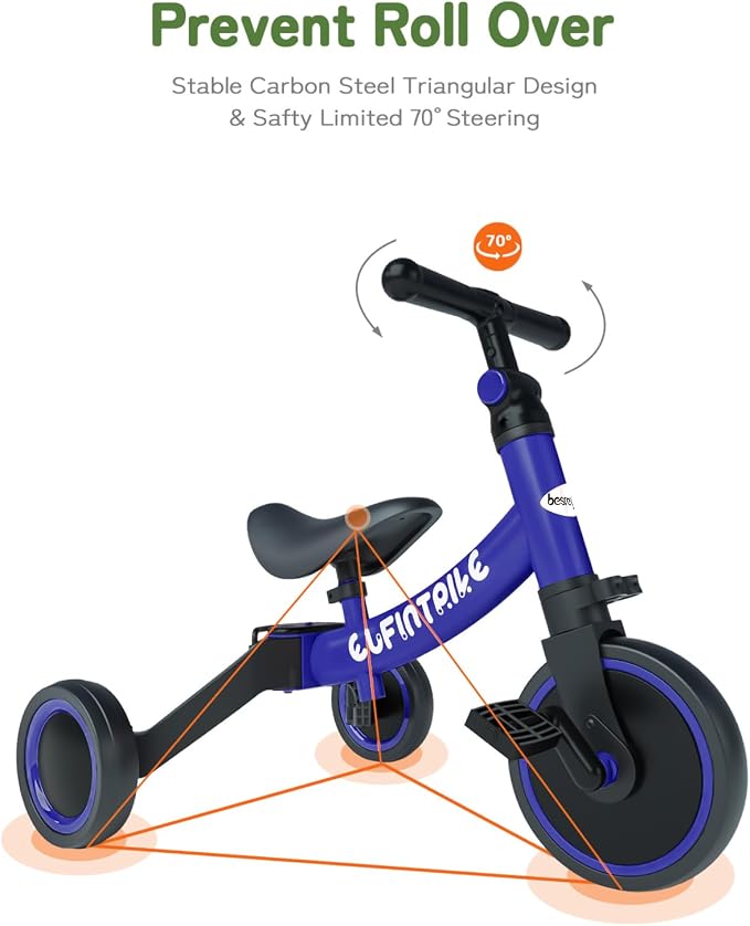 BESREY triciclo 5 en 1